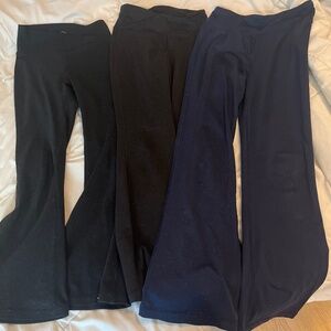 Bundle of girls flare leggings